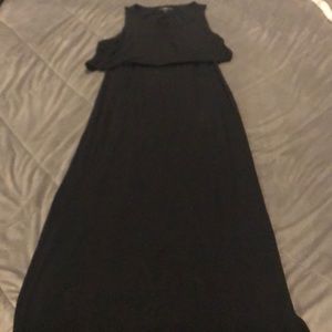 Black Maxi with back cutout